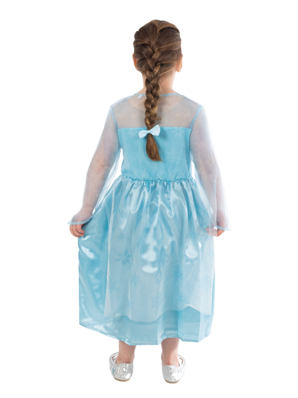 Back view of the Elsa Frozen 1 Deluxe Costume, Child