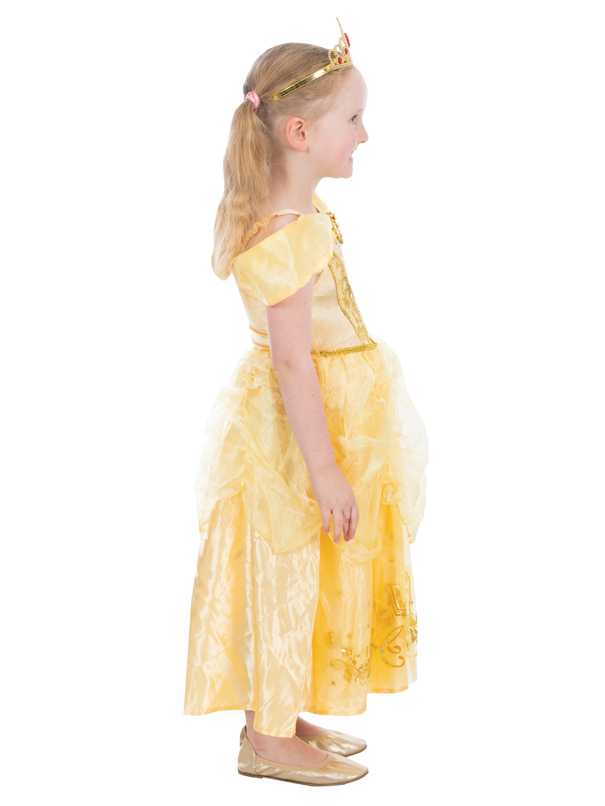 Side view of the Belle Deluxe Costume, Child
