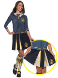 Hufflepuff skirt with yellow and black inset panels, teen and adult size