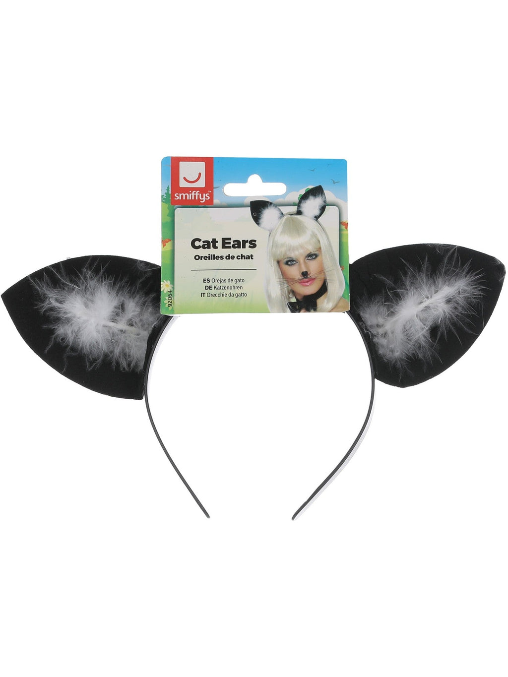 Cat ears headband in its retail packaging