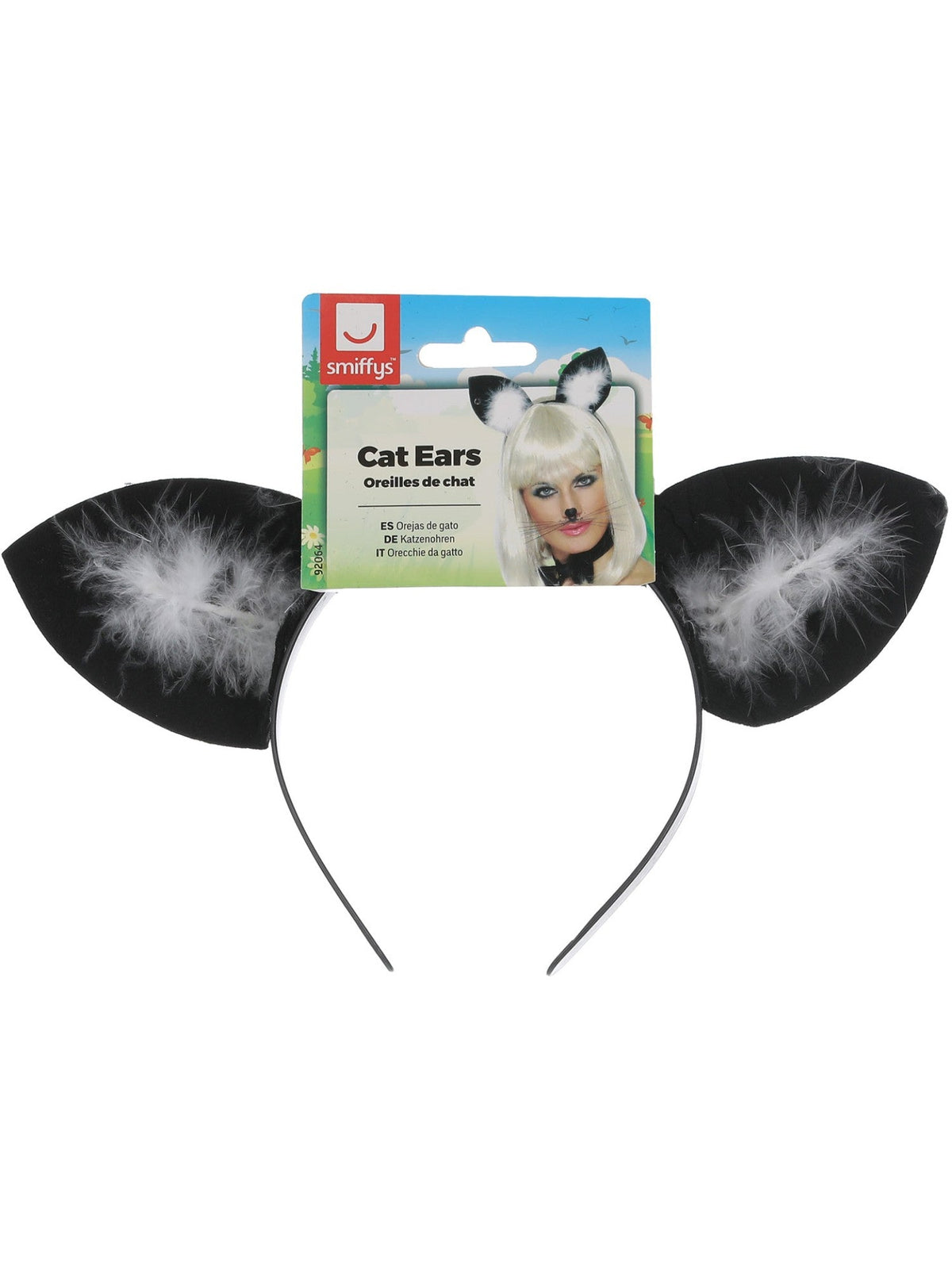 Cat ears headband in its retail packaging