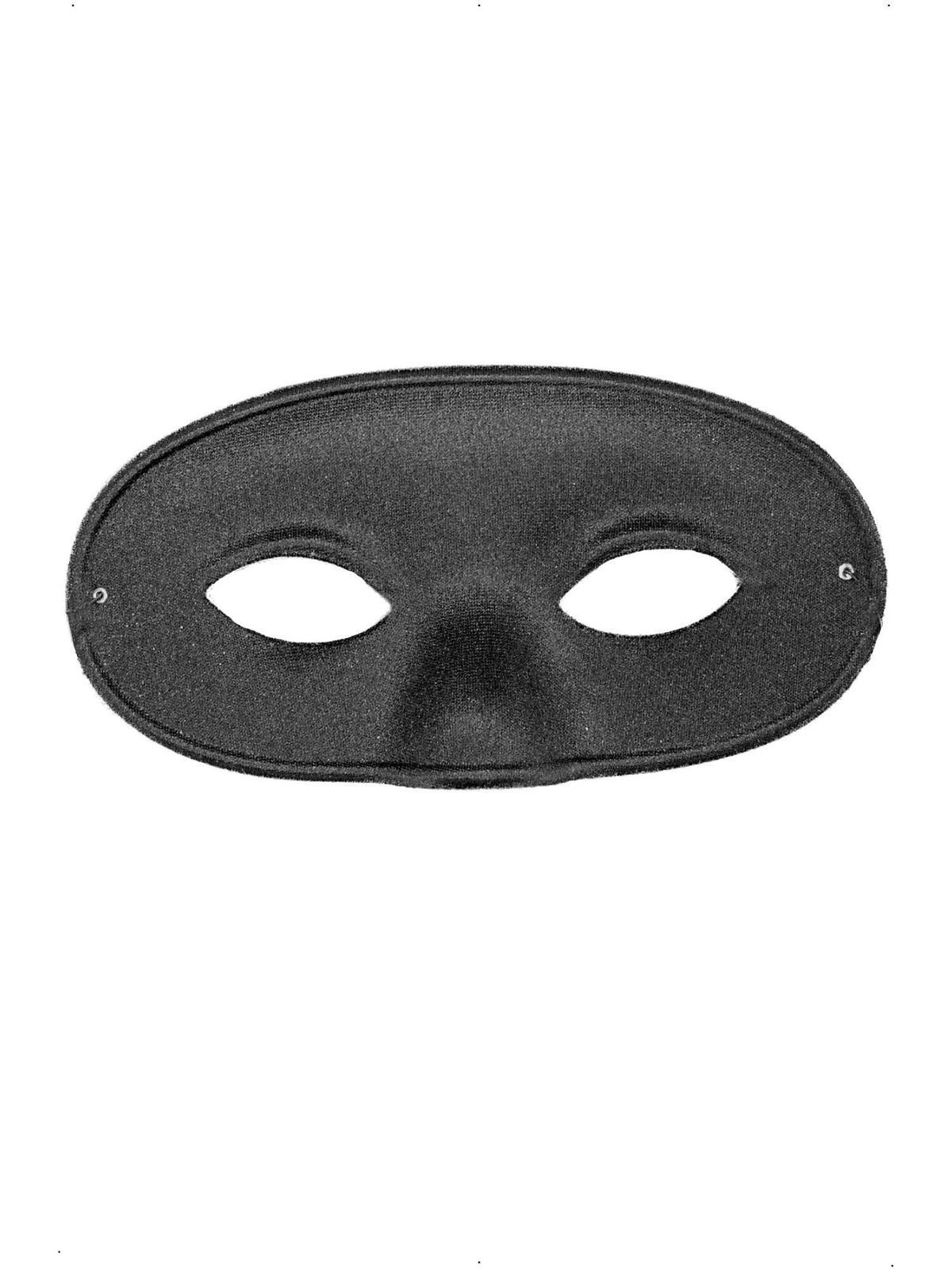 Black burglar eyemask, alternate view