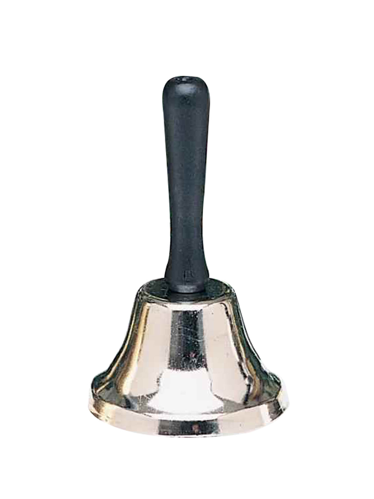 Metal Santa bell with black handle