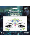 Illumination glow face jewels in their packaging